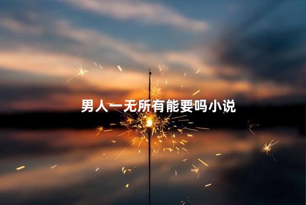 男人一无所有能要吗小说