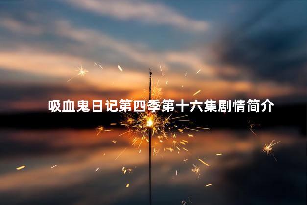 吸血鬼日记第四季第十六集剧情简介