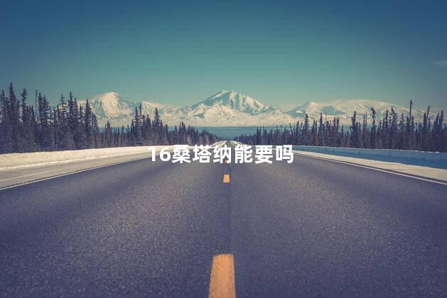 16桑塔纳能要吗