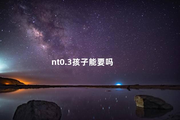 nt0.3孩子能要吗