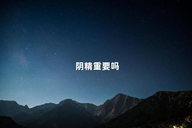 阴精重要吗