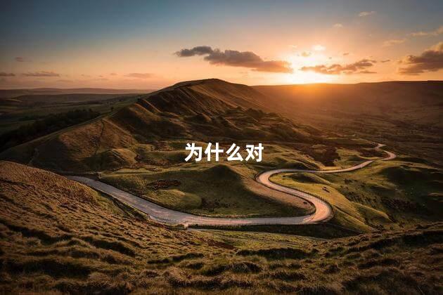 为什么对