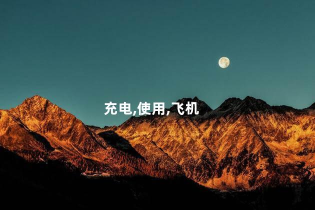 充电,使用,飞机
