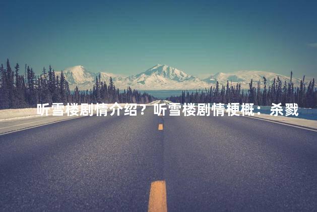 听雪楼剧情介绍？听雪楼剧情梗概：杀戮与爱情的纷争