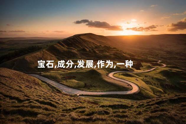 宝石,成分,发展,作为,一种