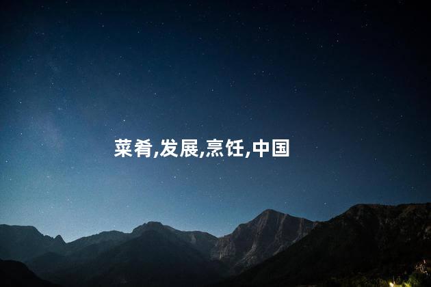 菜肴,发展,烹饪,中国